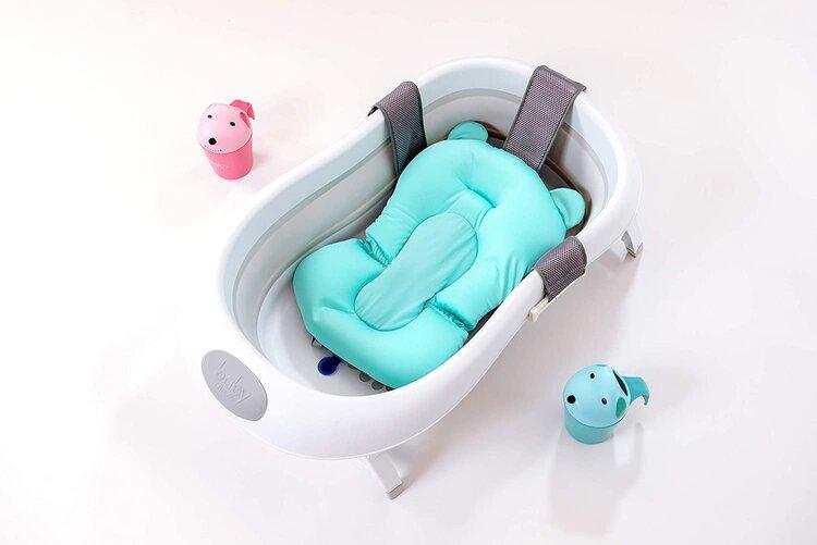 Foldable Baby Bath. Collapsible Baby Bathtub. Portable. Non-Slip Legs.  (35L)